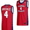 Bryan Greenlee Jersey #4 FAU Owls College Basketball Replica Red 3 Bryan Greenlee Jersey #4 FAU Owls College Basketball Replica Red