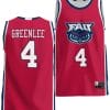 Bryan Greenlee Jersey #4 FAU Owls NIL College Basketball Lightweight Red 2 Bryan Greenlee Jersey #4 FAU Owls NIL College Basketball Lightweight Red