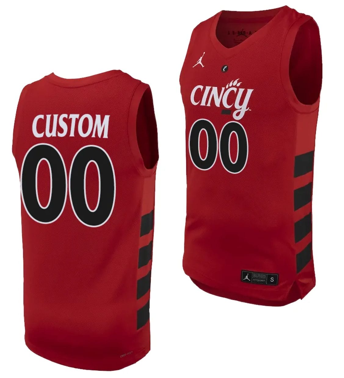 Custom Cincinnati Bearcats Jersey Name and Number College Basketball Replica 2023-24 Red 1 Custom Cincinnati Bearcats Jersey Name and Number College Basketball Replica 2023-24 Red