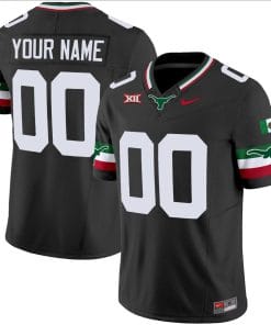 Custom Texas Longhorns Jersey Name and Number Mexico Vapor College Football Black