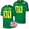 Custom Oregon Ducks Jersey Name and Number Fiesta Bowl Patch 2024 Football Green 5 Custom Oregon Ducks Jersey Name and Number Fiesta Bowl Patch 2024 Football Green