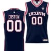 Custom UConn Huskies Jersey Name and Number NIL College Basketball Lightweight Navy