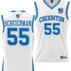 Baylor Scheierman Jersey #55 Creighton Bluejays College NIL Basketball Lightweight White