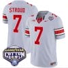CJ Stroud Jersey #7 Ohio State Buckeyes Cotton Bowl Patch Vapor Football Gray 5 CJ Stroud Jersey #7 Ohio State Buckeyes Cotton Bowl Patch Vapor Football Gray