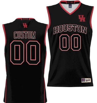 Custom Houston Cougars Jersey Name and Number NIL College Basketball Lightweight Black 6 Custom Houston Cougars Jersey Name and Number NIL College Basketball Lightweight Black