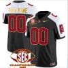 Custom Alabama Crimson Jersey Name and Number SEC Championship 2023 Patch Gold Black Alternate