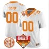 Custom Tennessee Vols Jersey Name and Number Football Cheez It Citrus Bowl Patch White 4 Custom Tennessee Vols Jersey Name and Number Football Cheez It Citrus Bowl Patch White