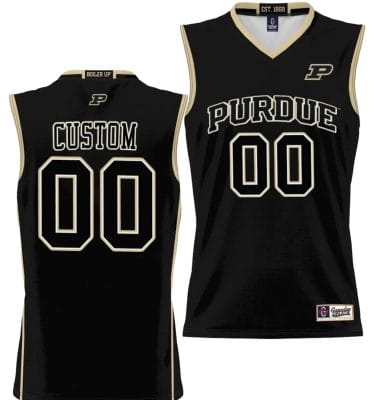 Custom Purdue Boilermakers Jersey Name and Number NIL College Basketball Lightweight Black 8 Custom Purdue Boilermakers Jersey Name and Number NIL College Basketball Lightweight Black