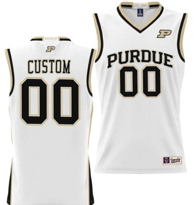 Custom Purdue Boilermakers Jersey Name and Number NIL College Basketball Lightweight White 8 Custom Purdue Boilermakers Jersey Name and Number NIL College Basketball Lightweight White