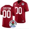 Custom Alabama Crimson Tide Jersey Name and Number Rose Bowl Game 2024 Patch College Football Playoff Crimson
