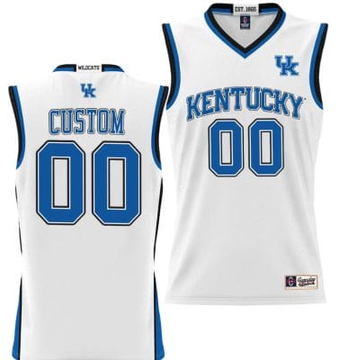 Custom Kentucky Wildcats Jersey Name and Number NIL College Basketball Lightweight White 8 Custom Kentucky Wildcats Jersey Name and Number NIL College Basketball Lightweight White