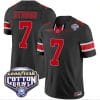 CJ Stroud Jersey #7 Ohio State Buckeyes Cotton Bowl Patch Vapor Football Black