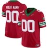 Custom Texas Longhorns Jersey Name and Number Mexico Vapor College Football Red