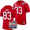 Cayden Lee Jersey #83 Ole Miss Rebels Peach Bowl Patch 2024 College Football Red 5 Cayden Lee Jersey #83 Ole Miss Rebels Peach Bowl Patch 2024 College Football Red