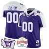 Custom Washington Huskies Jersey Name and Number Alamo Bowl Patch Football Alternate