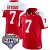 CJ Stroud Jersey #7 Ohio State Buckeyes Cotton Bowl Patch Vapor Football Red Alternate 4 CJ Stroud Jersey #7 Ohio State Buckeyes Cotton Bowl Patch Vapor Football Red Alternate