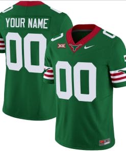 Custom Texas Longhorns Jersey Name and Number Mexico Vapor College Football Green