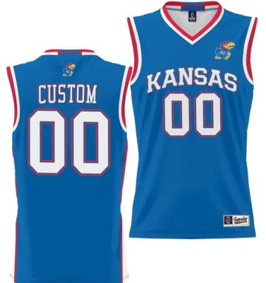 Custom Kansas Jayhawks Jersey Name and Number NIL College Basketball Lightweight Royal 6 Custom Kansas Jayhawks Jersey Name and Number NIL College Basketball Lightweight Royal