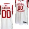 Custom Nebraska Cornhuskers Jersey Name and Number Basketball Home Uniform 2023-24 White