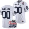 Custom Penn State Jersey Name and Number Peach Bowl Patch 2024 College Football White 4 Custom Penn State Jersey Name and Number Peach Bowl Patch 2024 College Football White