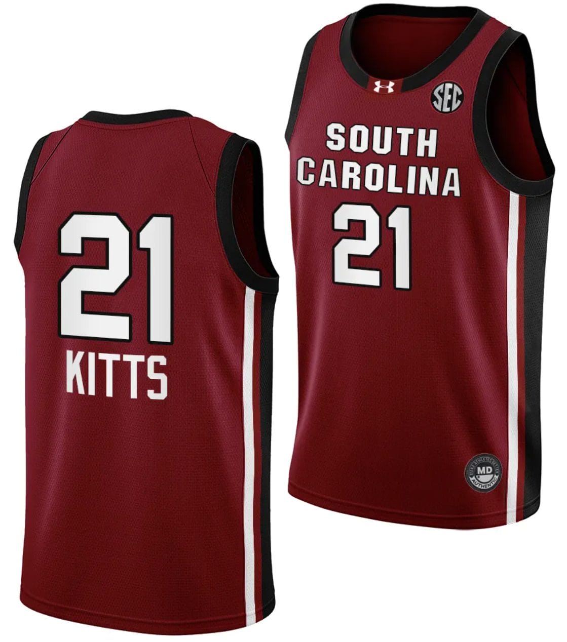 Chloe Kitts Jersey #21 South Carolina Gamecocks College Basketball 2023-24 Garnet 1 Chloe Kitts Jersey #21 South Carolina Gamecocks College Basketball 2023-24 Garnet