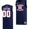 Custom FAU Owls Jersey Name and Number College Basketball Replica Navy