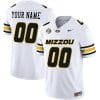 Custom Missouri Tigers Jersey Name and Number Vapor Limited College Football Stitched White