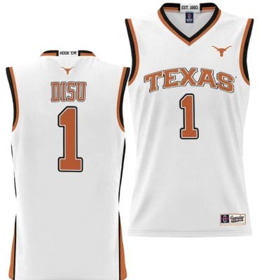 Dylan Disu Jersey #1 Texas Longhorns NIL College Basketball Lightweight White 8 Dylan Disu Jersey #1 Texas Longhorns NIL College Basketball Lightweight White
