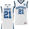 DJ Wagner Jersey #21 Kentucky Wildcats NIL College Basketball Lightweight White