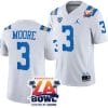 Dante Moore Jersey #3 UCLA Bruins 2023 LA Bowl College Football White 5 Dante Moore Jersey #3 UCLA Bruins 2023 LA Bowl College Football White