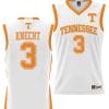 Dalton Knecht Jersey #3 Tennessee Volunteers NIL College Basketball Lightweight White 4 Dalton Knecht Jersey #3 Tennessee Volunteers NIL College Basketball Lightweight White