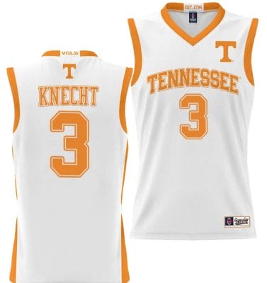 Dalton Knecht Jersey #3 Tennessee Volunteers NIL College Basketball Lightweight White 8 Dalton Knecht Jersey #3 Tennessee Volunteers NIL College Basketball Lightweight White