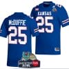 Dylan McDuffie Jersey #25 Kansas Jayhawks 2023 Guaranteed Rate Bowl Champs Football Royal 5 Dylan McDuffie Jersey #25 Kansas Jayhawks 2023 Guaranteed Rate Bowl Champs Football Royal