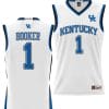 Devin Booker Jersey #1 Kentucky Wildcats NIL College Basketball Lightweight White