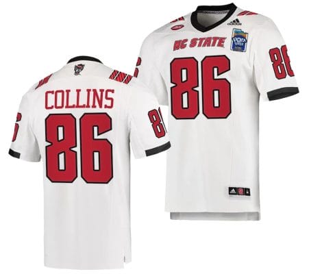 Dacari Collins Jersey #86 NC State Wolfpack 2023 Pop-Tarts Bowl Football White 8 Dacari Collins Jersey #86 NC State Wolfpack 2023 Pop-Tarts Bowl Football White