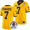 Donovan Edwards Jersey #7 Michigan Wolverines Rose Bowl Game 2024 Patch College Football Playoff Maize 5 Donovan Edwards Jersey #7 Michigan Wolverines Rose Bowl Game 2024 Patch College Football Playoff Maize
