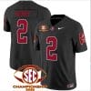 Derrick Henry Jersey #2 Alabama Crimson SEC Championship 2023 Patch Vapor Limited Football Black 5 Derrick Henry Jersey #2 Alabama Crimson SEC Championship 2023 Patch Vapor Limited Football Black