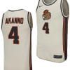 Dexter Akanno Jersey #4 Oregon State Beavers College Basketball Replica uniform White