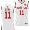 Damian Dunn Jersey #11 Houston Cougars NIL College Basketball Lightweight White