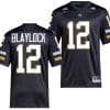 Dominick Blaylock Jersey #12 Georgia Tech Yellow Jackets 2023 Premier Football Uniform Black