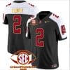 Derrick Henry Jersey #2 Alabama Crimson SEC Championship 2023 Patch Vapor Gold Football Black Alternate
