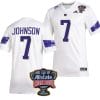 Dillon Johnson Jersey #7 Washington Huskies Allstate Sugar Bowl Patch 2024 College Football White 4 Dillon Johnson Jersey #7 Washington Huskies Allstate Sugar Bowl Patch 2024 College Football White