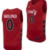 Daniel Skillings Jersey #0 Cincinnati Bearcats College Basketball Replica 2023-24 Red