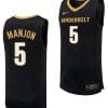 Ezra Manjon Jersey #5 Vanderbilt Commodores Replica Basketball uniform Black
