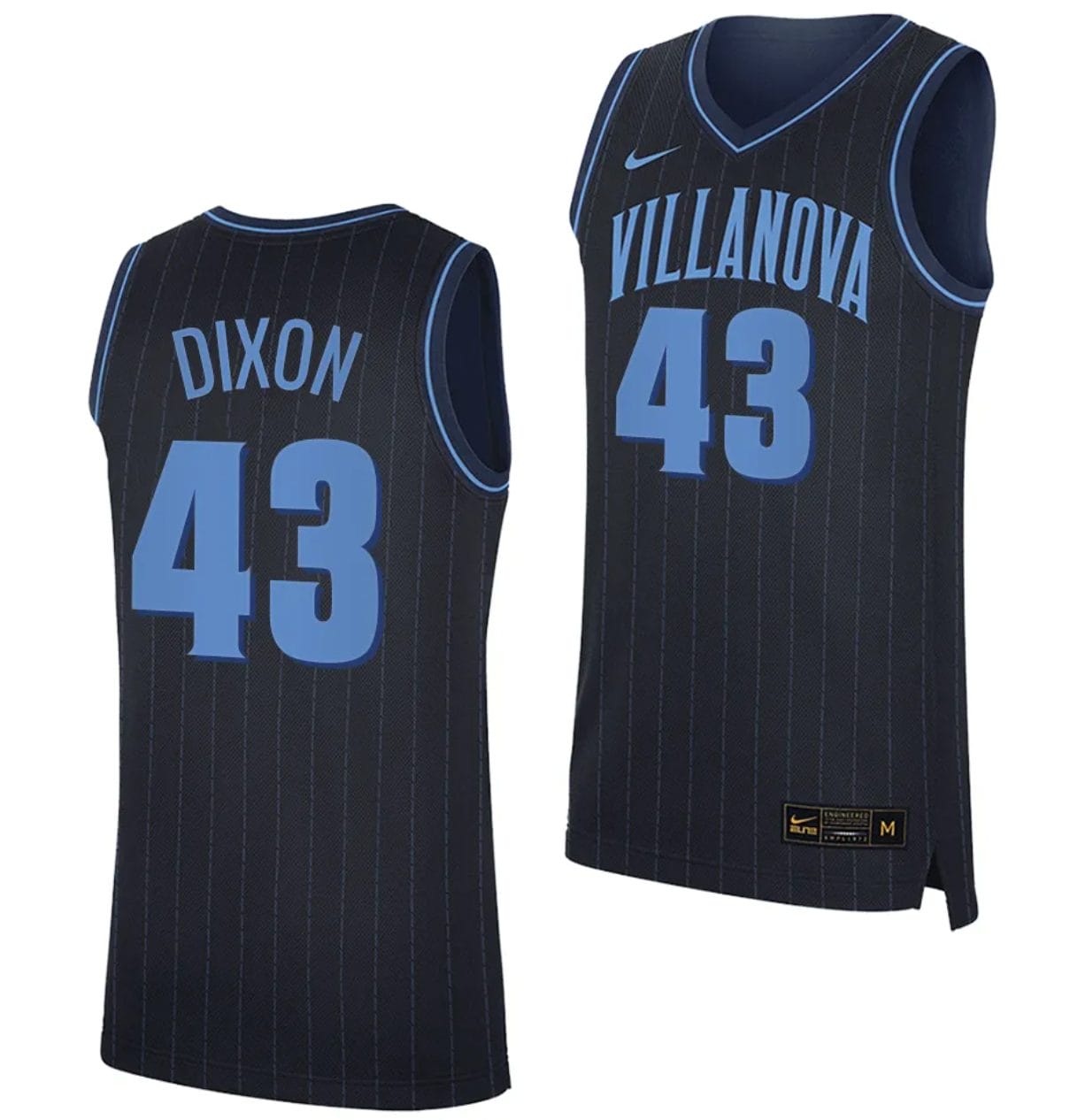 Eric Dixon Jersey #43 Villanova Wildcats Replica College Basketball 2023-24 Navy 1 Eric Dixon Jersey #43 Villanova Wildcats Replica College Basketball 2023-24 Navy