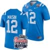 Fraser Masin Jersey #12 Ole Miss Rebels Peach Bowl Patch 2024 College Football Blue 4 Fraser Masin Jersey #12 Ole Miss Rebels Peach Bowl Patch 2024 College Football Blue