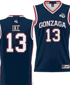 Graham Ike Jersey #13 Gonzaga Bulldogs NIL College Basketball Lightweight Black