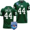 Gianni Spetic Jersey #44 Ohio Bobcats 2023 Myrtle Beach Bowl Patch College Football Green