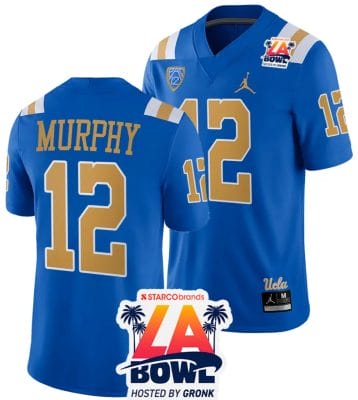 Grayson Murphy Jersey #12 UCLA Bruins 2023 LA Bowl College Football Blue