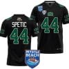 Gianni Spetic Jersey #44 Ohio Bobcats 2023 Myrtle Beach Bowl Patch College Football Black